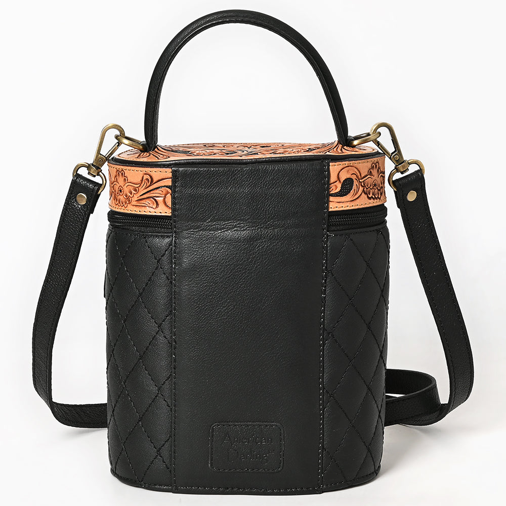 American Darling Jewelry Case Hand Tooled Genuine Western Leather Women Bag Western Handbag Purse