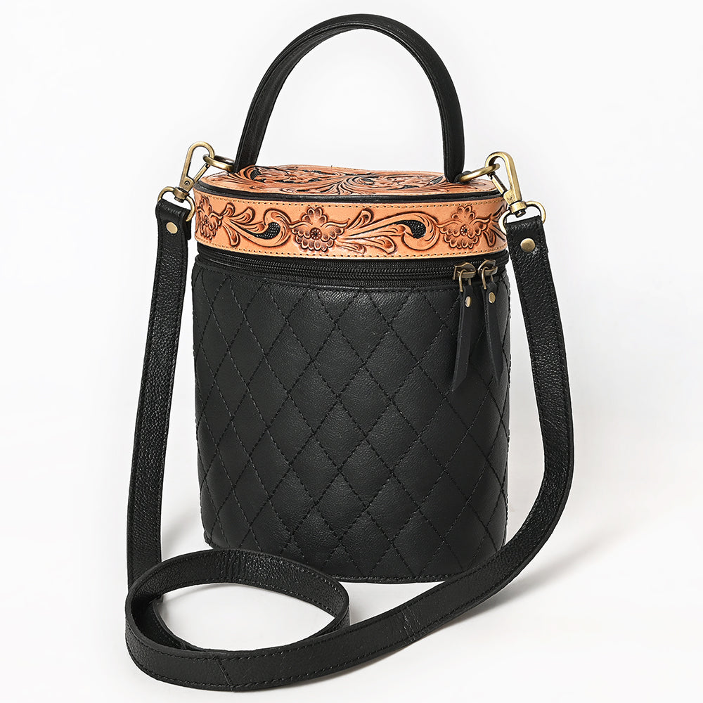 American Darling Jewelry Case Hand Tooled Genuine Western Leather Women Bag Western Handbag Purse