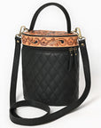 American Darling Jewelry Case Hand Tooled Genuine Western Leather Women Bag Western Handbag Purse