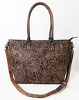 ADBG1519A Tote Hand Tooled Genuine Western Leather Women Bag