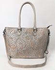 ADBG1519B Tote Hand Tooled Genuine Western Leather Women Bag