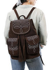 American Darling Backpack Genuine Western Leather Women Bag ADBG1640