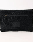 Genuine Leather Crossbody Hand Tooled Bag For Western Style Women With Convenience