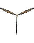 AMERICAN DARLING Western Horse One Ear Headstall Breast Collar Set Leather