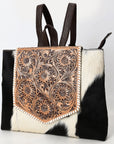 OHLAY Backpack Genuine Leather women bag western Bag SKBZ165