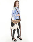 OHLAY Cross Body Genuine Leather women bag western Bag SKBZ170