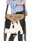 OHLAY Cross Body Genuine Leather women bag western Bag SKBZ170