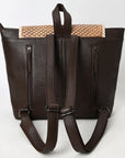 OHLAY Backpack Genuine Leather women bag western Bag SKBZ172