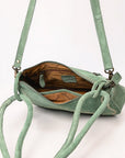 ADBGA645E Crossbody Genuine Western Suede Leather women bag