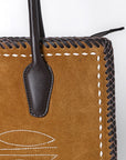 American Darling Tote Genuine Western Suede Leather women bag