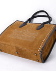 American Darling Tote Genuine Western Suede Leather women bag