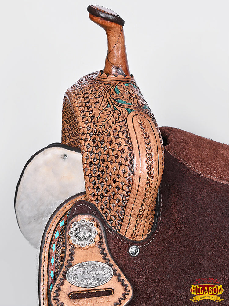 Durable Flexible Tree Western Trail Saddle For All Day Comfortable Outdoor Rides