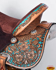 Durable Flexible Tree Western Trail Saddle For All Day Comfortable Outdoor Rides