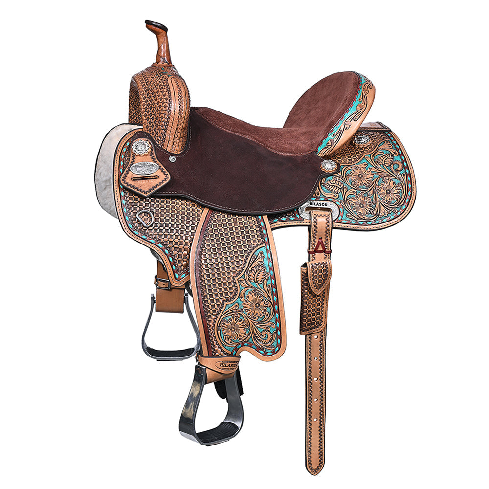 Durable Flexible Tree Western Trail Saddle For All Day Comfortable Outdoor Rides