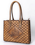 American Darling Tote Genuine Western Leather women bag handbag purse