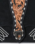 American Darling Crossbody Hand Tooled Genuine Suede Leather Women Bag Western Handbag Purse