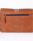 American Darling Crossbody Hand Tooled Genuine Suede Leather Women Bag Western Handbag Purse