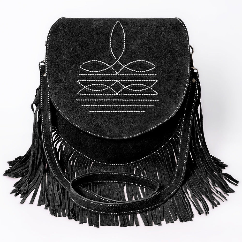 American Darling Crossbody Genuine Suede Leather women bag western handbag purse