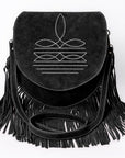American Darling Crossbody Genuine Suede Leather women bag western handbag purse