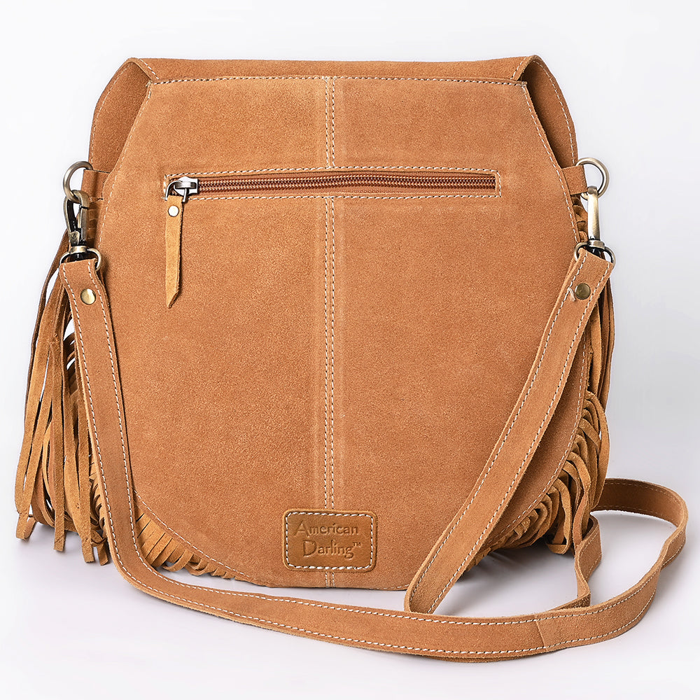 American Darling Crossbody Genuine Suede Leather women bag western handbag purse