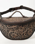 American Darling Fanny Pack Hand Tooled Genuine Western Leather Women Bag Handbag Purse |