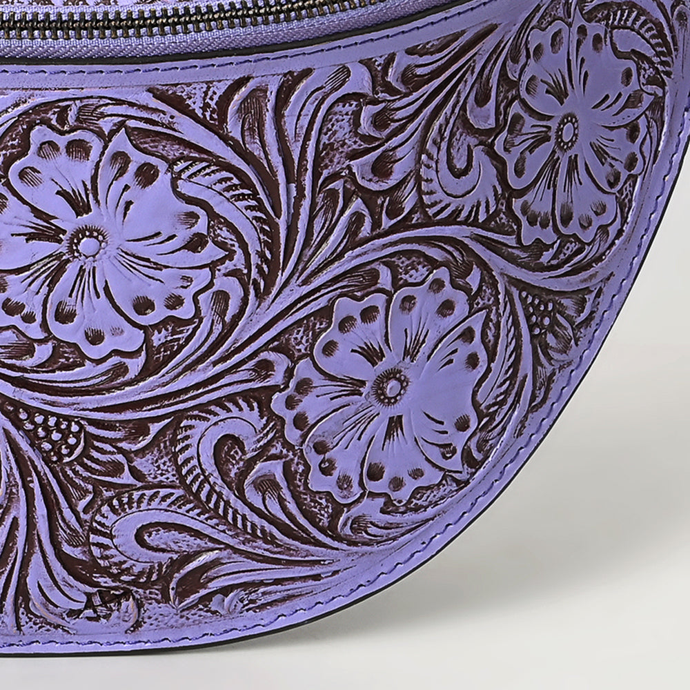 American Darling Fanny Pack Hand Tooled Genuine Western Leather Women Bag Handbag Purse |