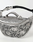 American Darling Fanny Pack Hand Tooled Genuine Western Leather Women Bag Handbag Purse |