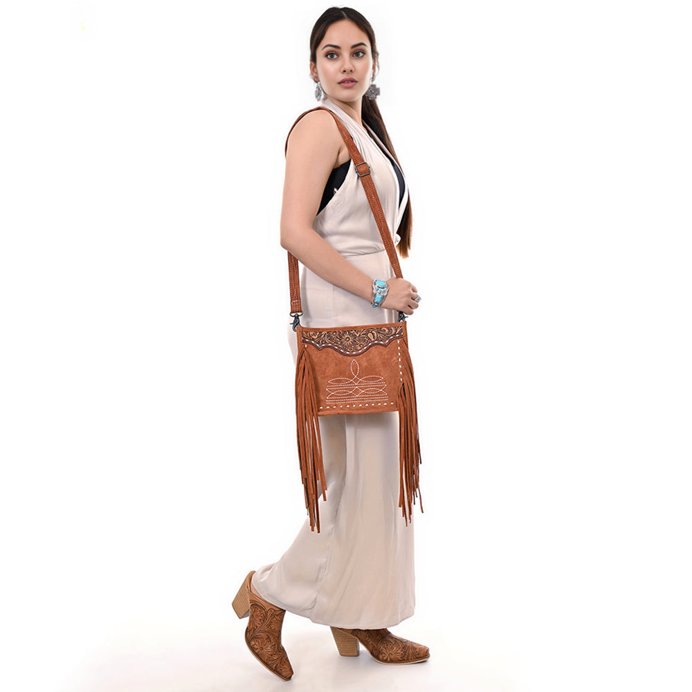 American Darling Crossbody Genuine Western Leather Women Bag ADBG1651