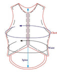 Horse Tall Collar Riding Vest Safety Protective Hilason Leather Rodeo