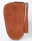 American Darling Gun Case Hand Tooled Genuine Leather Women Bag Western Purse