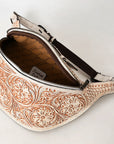 American Darling Fanny Pack Hand Tooled Genuine Western Leather Women Bag Handbag Purse |