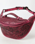 American Darling Fanny Pack Hand Tooled Genuine Western Leather Women Bag Handbag Purse |