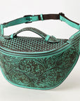 American Darling Fanny Pack Hand Tooled Genuine Western Leather Women Bag Handbag Purse |
