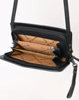 ADBG1667 Organiser Hand Tooled Genuine Western Leather Women Bag