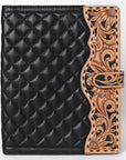 ADBG1676 Portfolio Hand Tooled Genuine Western Leather Women Bag