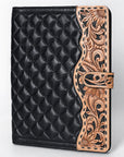 ADBG1676 Portfolio Hand Tooled Genuine Western Leather Women Bag