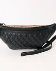 ADBG1680 Fanny Pack Hand Tooled Genuine Western Leather Women Bag