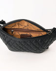 ADBG1680 Fanny Pack Hand Tooled Genuine Western Leather Women Bag