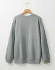 Rorivina Drop Shoulder Oversized Sweatshirt
