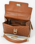 Never Mind Western Cross Body Genuine Leather Handbag Purse Wallet Bag For Women Girls