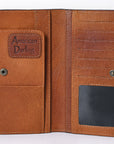American Darling Western  Genuine Leather Handbag Purse Wallet Bag For Women Girl