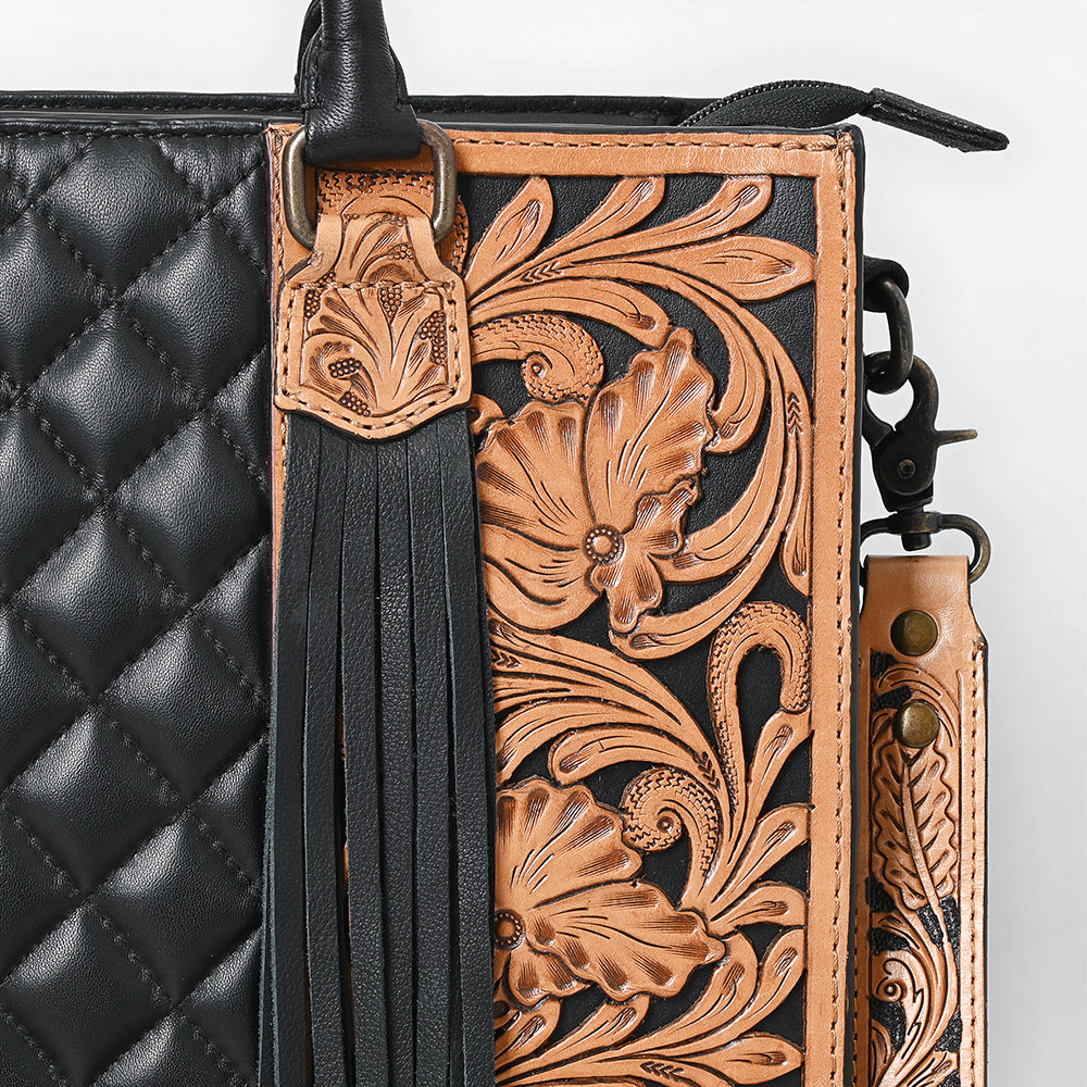 American Darling Tote Hand Tooled Genuine Leather Women Bag Western Handbag Purse