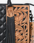 American Darling Tote Hand Tooled Genuine Leather Women Bag Western Handbag Purse