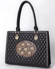 American Darling ADBGA735 Tote Hand Tooled Genuine Western Leather Women Bag Western Handbag Purse