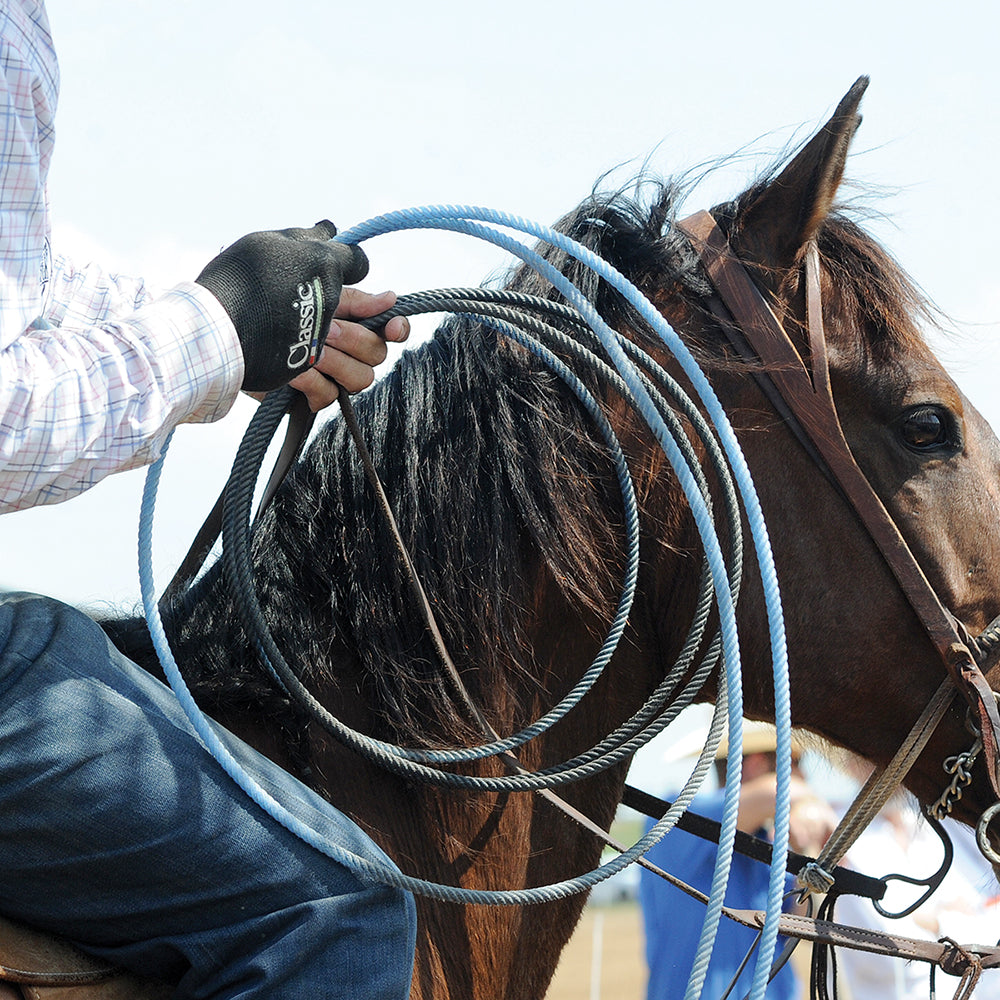 Classic Rope High Performance Roping Riding Glove Black