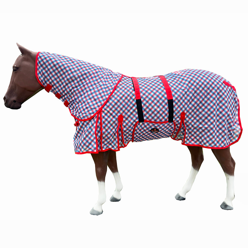 HILASON Horse Fly Sheet UV Protect Breathable Mesh Bug Mosquito Spring | Summer Horse Rug | Fly Rug
