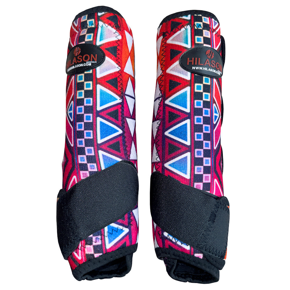 Hilason Horse Medicine Sports Boots Rear Leg Protective