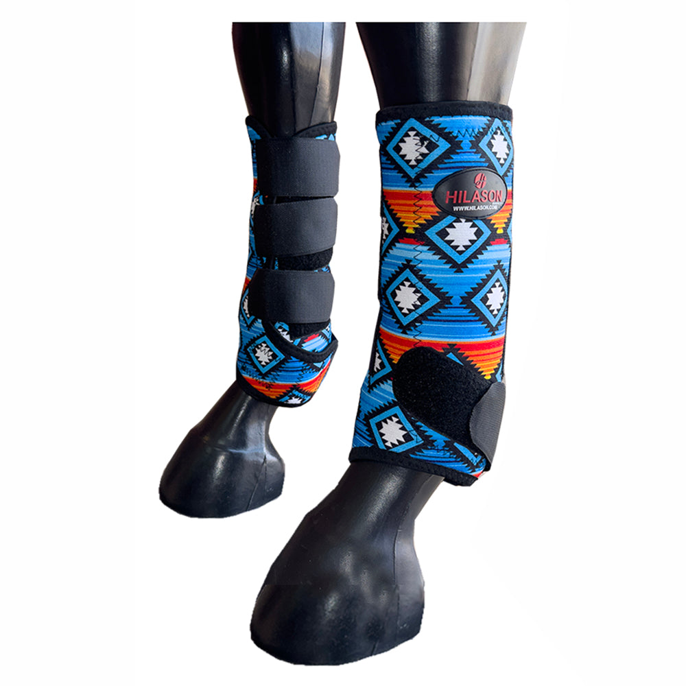 Hilason Horse Medicine Sports Boots Rear Leg Protective