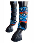 Hilason Horse Medicine Sports Boots Rear Leg Protective