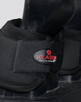 HILASON Ballistic Overreach Bell Boots for Horses Protective, Shock Absorbing, Durable & Comfortable Quick Wrap Hook Loop